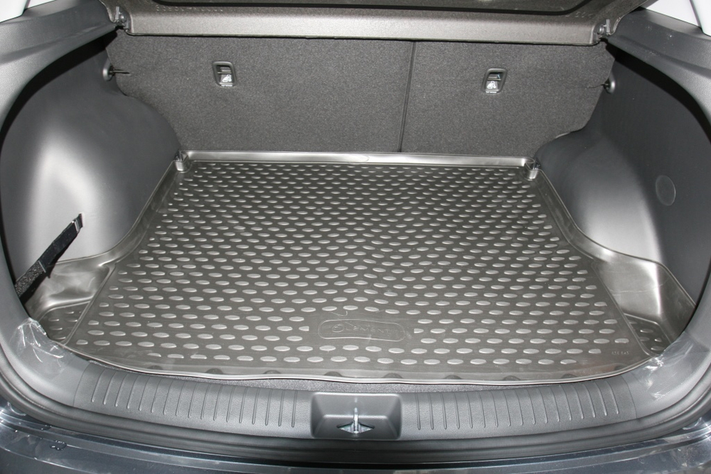 Коврик в багажник для HYUNDAI Creta (I, Ip), 2016-2021, внед, 1 шт. (полиуретан) арт.ELEMENT2062B10