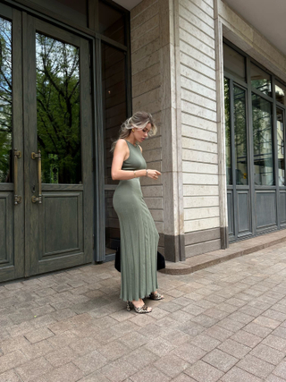 Платье ERIKA, хаки