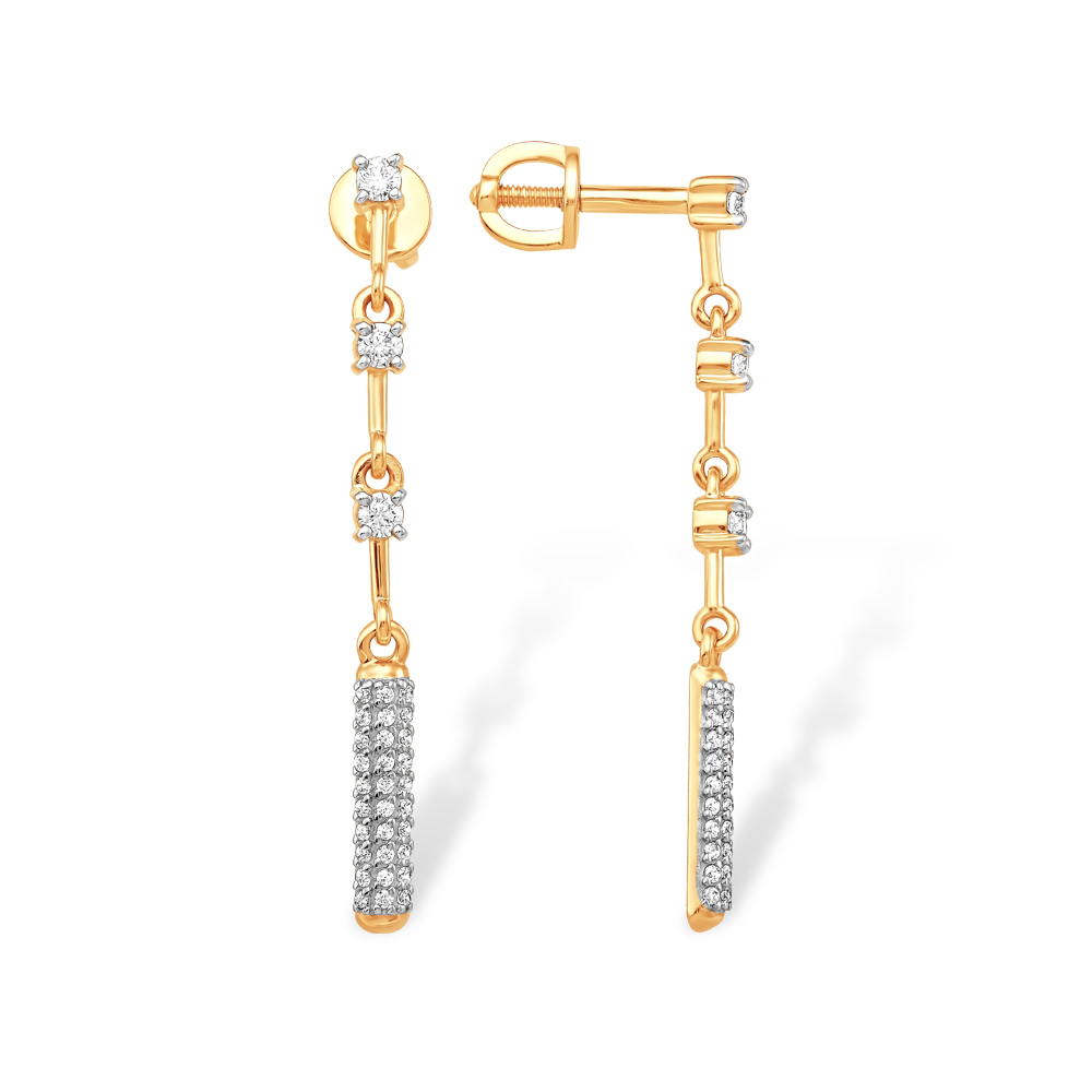 Серьги из золота 585 пробы