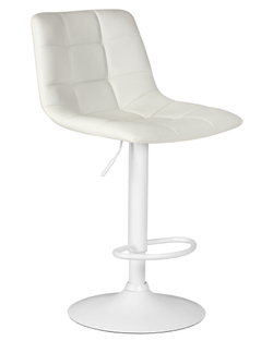 Стул барный DOBRIN TAILOR WHITE, белый PU