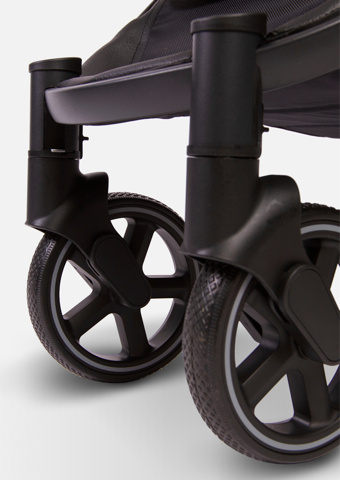 Peppy Коляска прогулочная Polo 2.0 (steel grey) хром рама, сумка