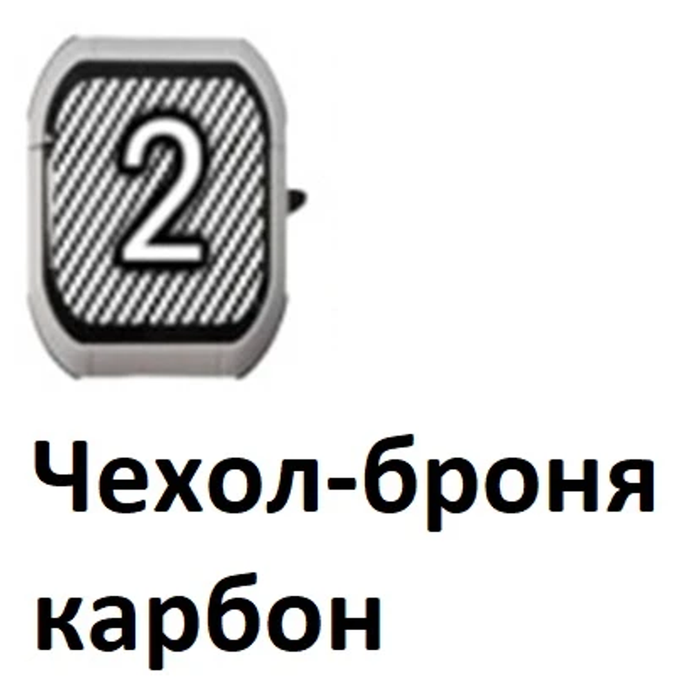 Чехол-броня карбон для AirPods Pro