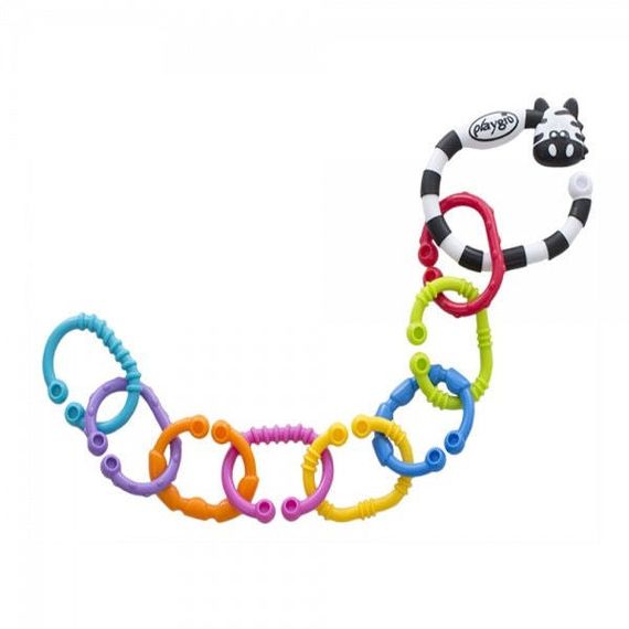 Playgro zebra 9 halqalı 3-24 ay