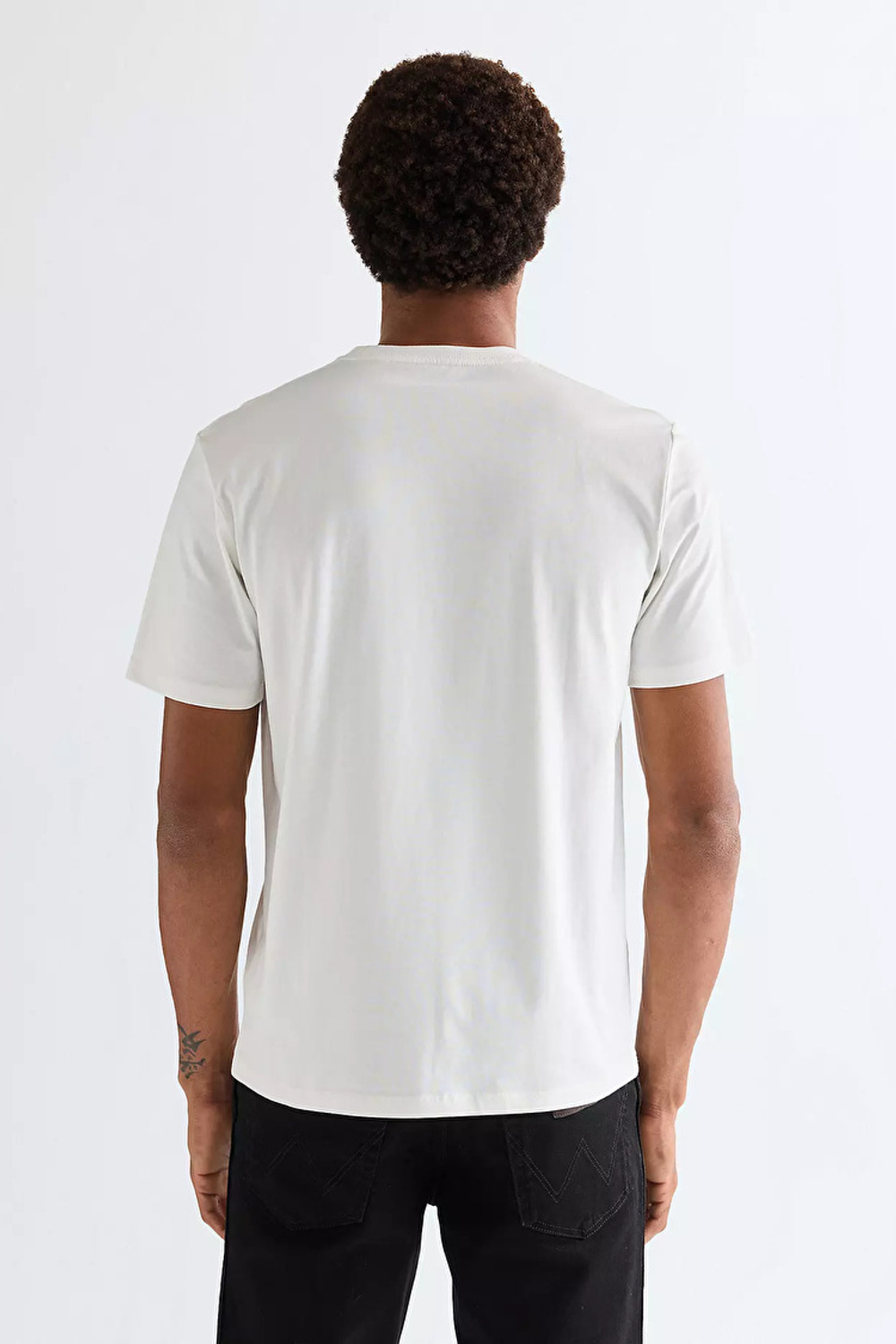 Футболка мужская WRANGLER SMALL AMERICANA TEE WORN WHITE