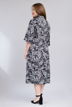 Платье женское 3672АП, черный #40Ч053672АП