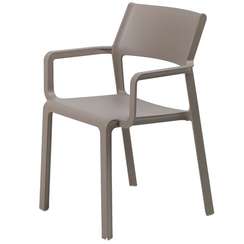 Стул с подлокотниками Trill тортора