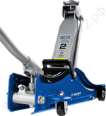 ЗУБР Т-55, 2 т, 80 - 380 мм, подкатной домкрат с увеличенным подъемом и низким подхватом, Профессионал (43058-2)