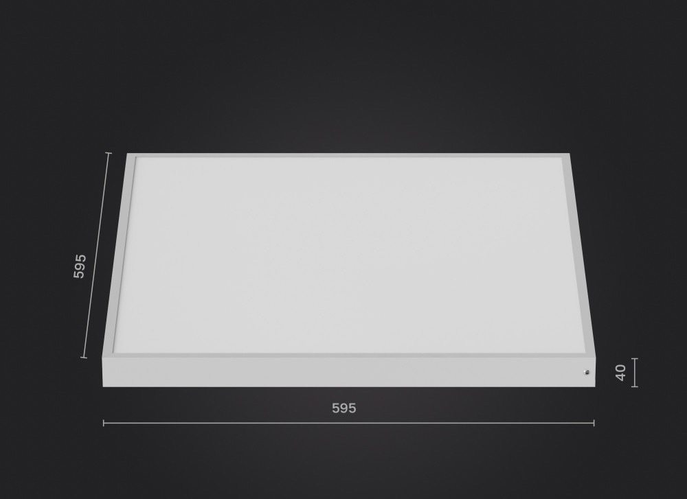 Светильник LED ДВО 35Вт 4000К 4100Лм IP40 с равномерной засветкой 595х595х40 DARKLUM