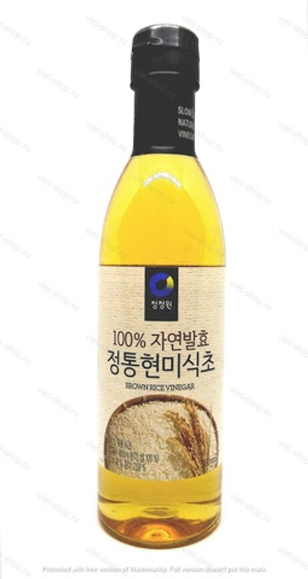 Рисовый уксус натуральный Brown Rice Vinegar, Daesang, 560 мл.