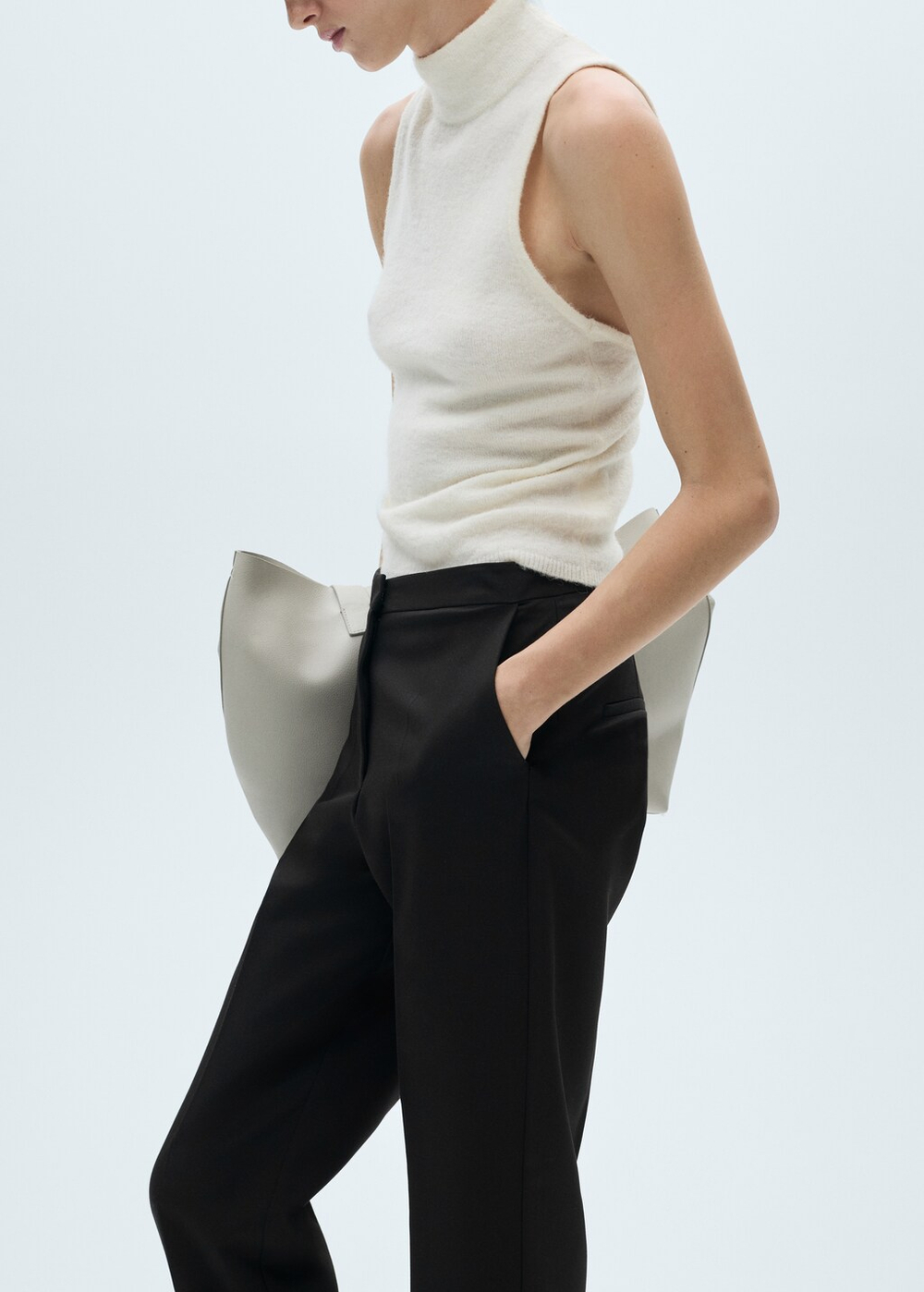 Прямые костюмные брюки