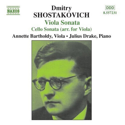 CD: Dmitry Shostakovich - Annette Bartholdy, Julius Drake — «Viola Sonata - Cello Sonata (Arr. For V