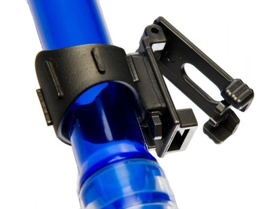 Трубка с клапаном Sargan Бетта Синяя Прозрачный силикон