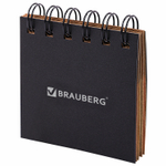 Закладки клейкие в книжке BRAUBERG PASTEL 200 штук: 50х15 мм 5 цветов х 25 листов 50х75 мм 3 цвета х 25 листов (6 штук в упаковке)