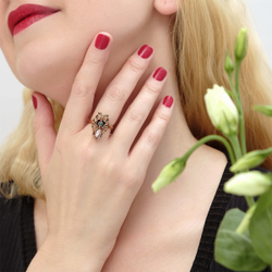 "Тоурмис" кольцо в медном покрытии