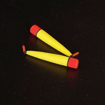 Поплавок зимний ТОЧЕНЫЙ ОДИНАРНЫЙ желтый большой