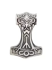 Подвеска Молот Тора большой из серебра