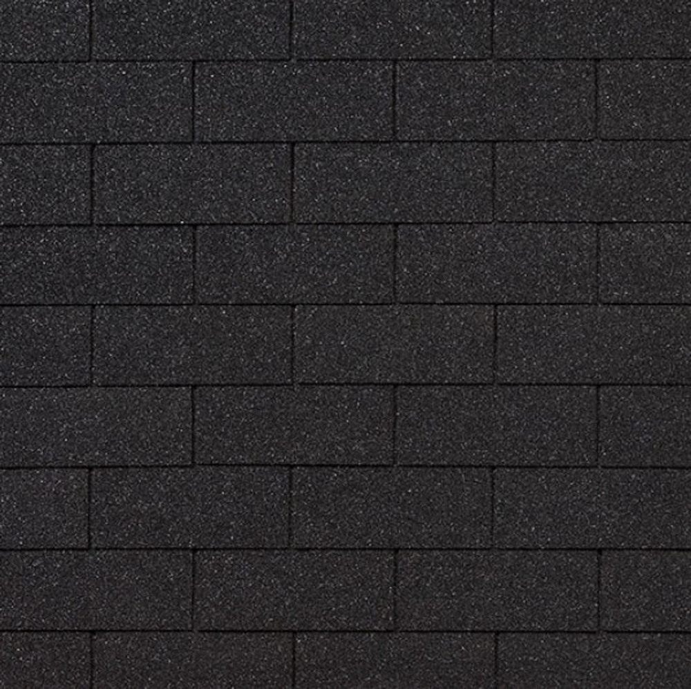 Черепица гибкая Roofshield Фемили Эко Лайт Американ FL-A-57 графитно-черная