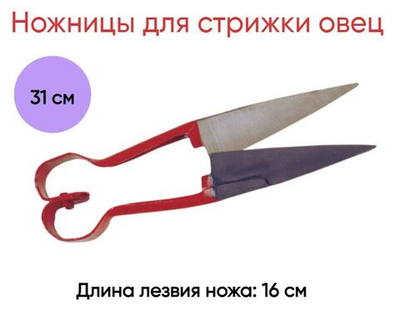 Ножницы для стрижки овец, 31 см