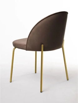 Стул "Мале" 1 шт. Антивандальная ткань, Золотые ножки