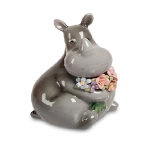 Носорог с букетом [Арт. 106093]