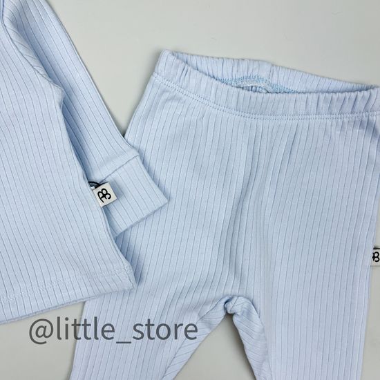 Комплект "Original" из фактурного хлопка, Нежно-голубой