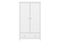 Шкаф Wood 2-х створчатый (белый)