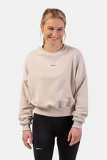 Худи LOOSE FIT SWEATSHIRT "FEELING GOOD" 420 Кремовая