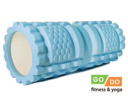 Валик (ролл) для фитнеса GO DO JG8-33-blue-X