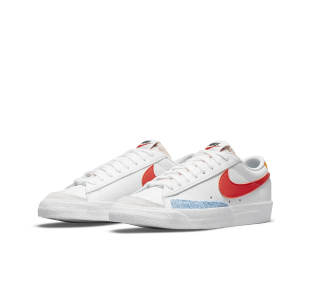 Женские кроссовки Nike Blazer Low '77 'White Orange' DC4769-105