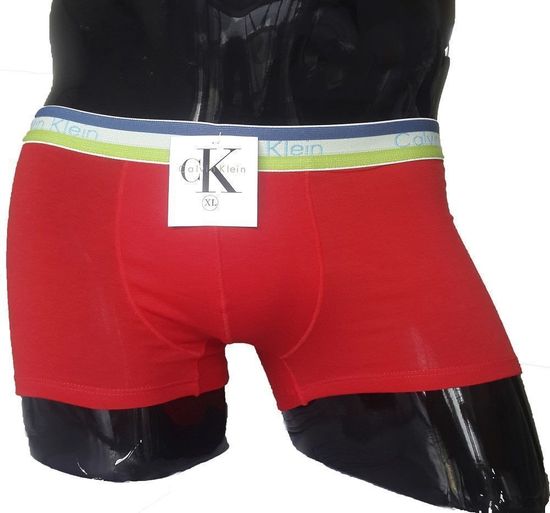 Мужские трусы хипсы хлопок красные CK NWG Red Trunks
