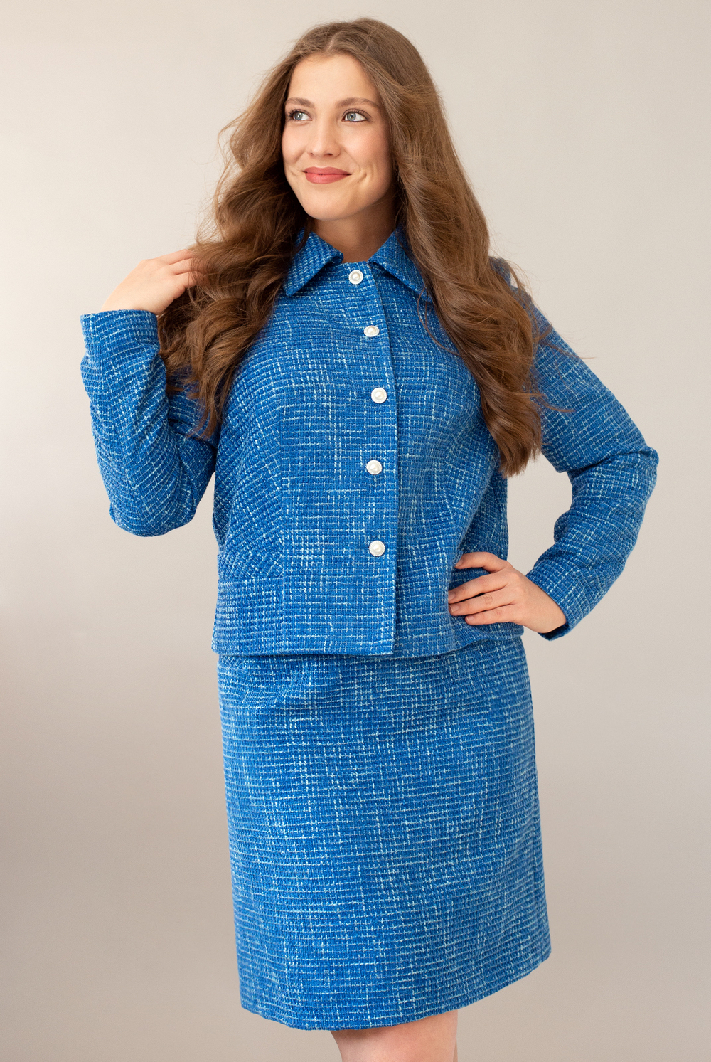 Юбка женская 3889ВП, Сапфир #322Сап013889ВП