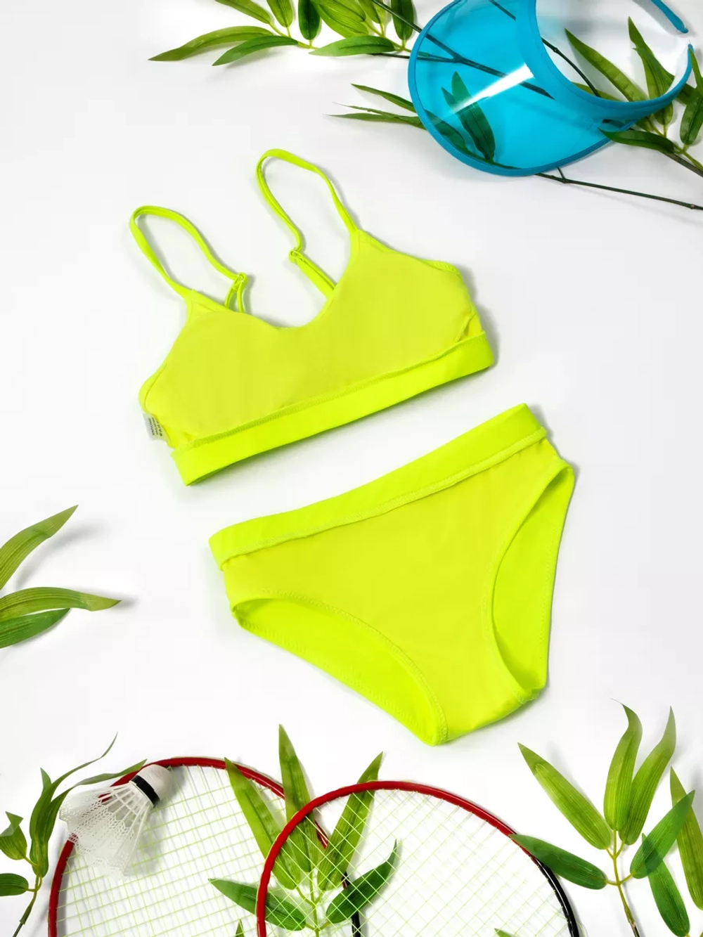 купальник раздельный спортивный 3 в 1 топ парео и трусы