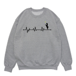 Свитшот "ЭКГ - Джек Рассел в прыжке"