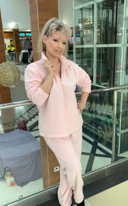 Плюшевые брюки-штанишки на резинке