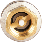 ROMMER Обратный клапан 1/2" пружинный муфтовый с пластиковым седлом