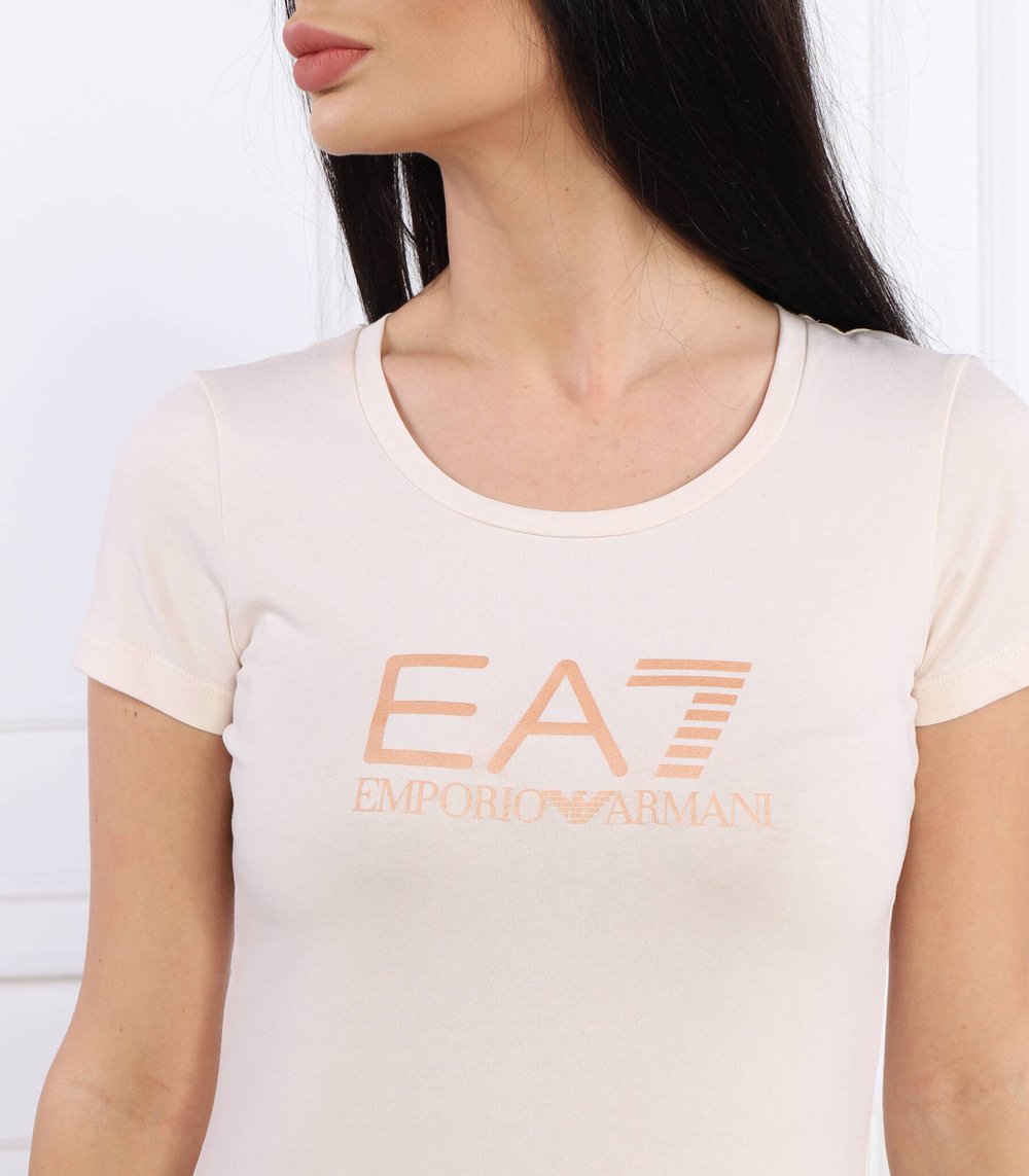 Футболка EA7 - экрю(8NTT66 TJFKZ)