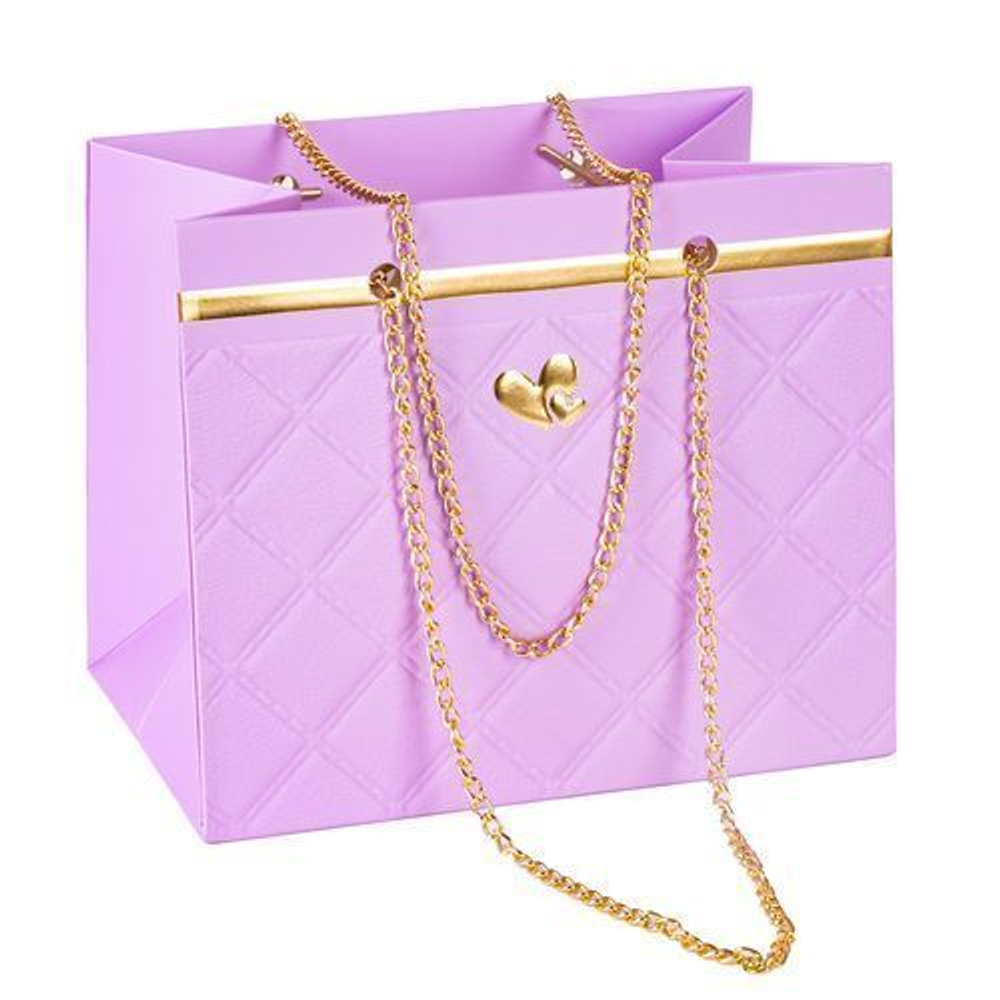 Пакет-сумка с цепочкой 18*12*15