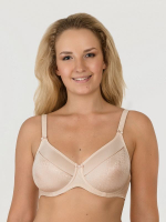 Бюстгальтер из жаккарда на косточках (Размер: 95B) (Цвет: пудровый)