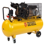 DENZEL BCV2200/100 компрессор воздушный 2.2 квт, ременный привод, 100 литров, 370 л/мин 58110