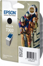 Epson Cyclist Ink Cart black 1800sh f Stylus 900 струйный картридж Подлинный C13T003011