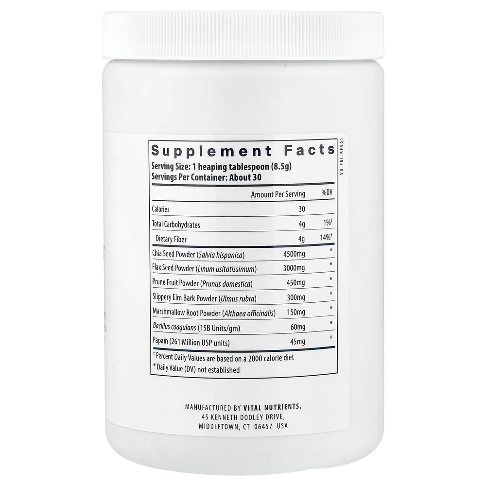 Vital Nutrients, Whole Fiber Fusion, комплекс из цельных волокон, 261 г (9,2 унции)