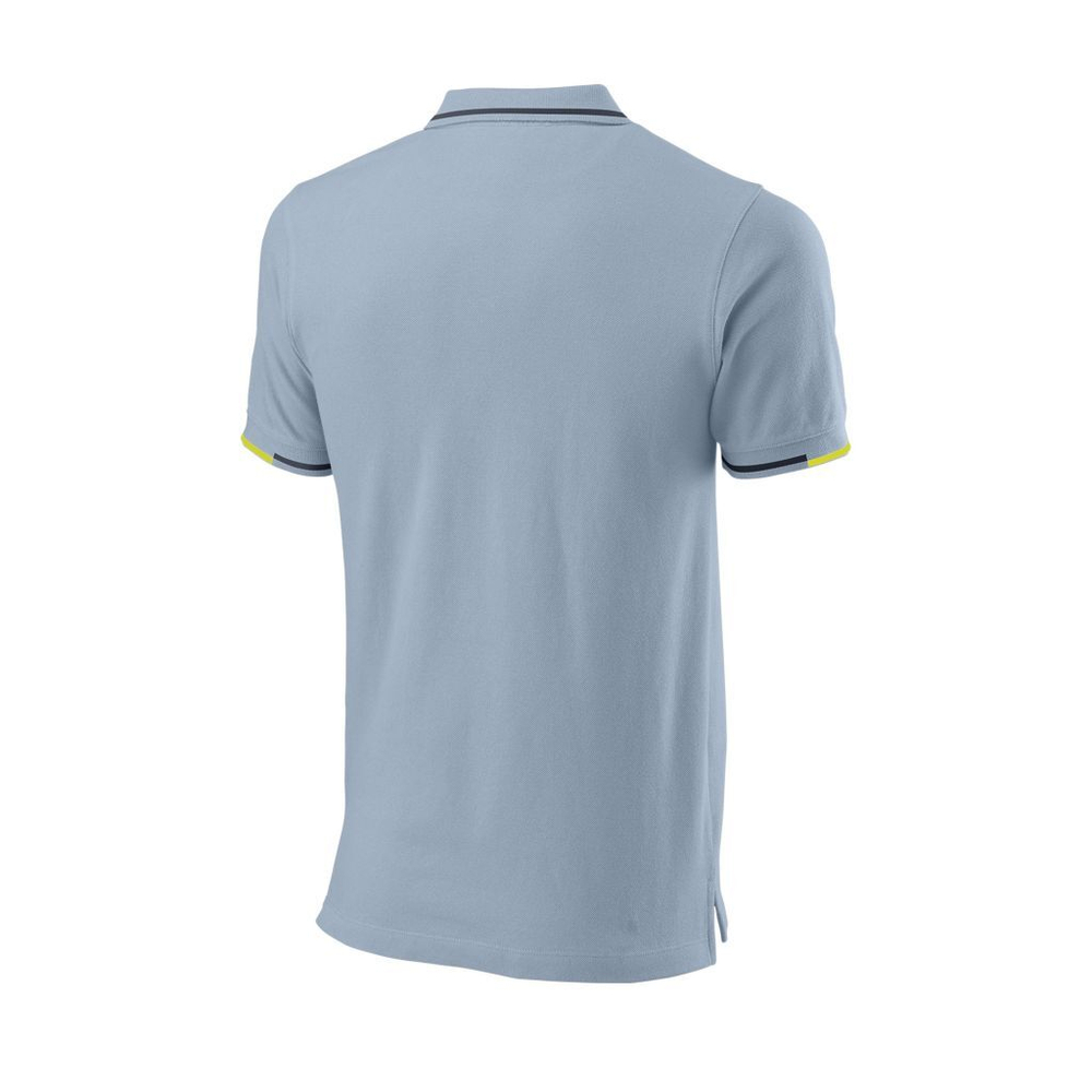 Мужское теннисное поло Wilson Srript Eco Cotton Polo-Slimfit M - Размер M