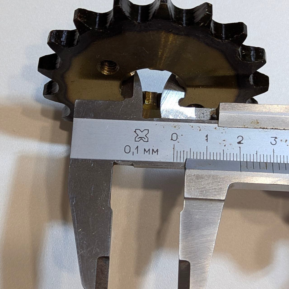 - Звезда ведущая для мопеда, питбайка 428-17 20мм