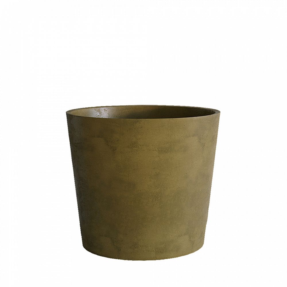 Кашпо CRATER AVOCADO GREEN D50 H40