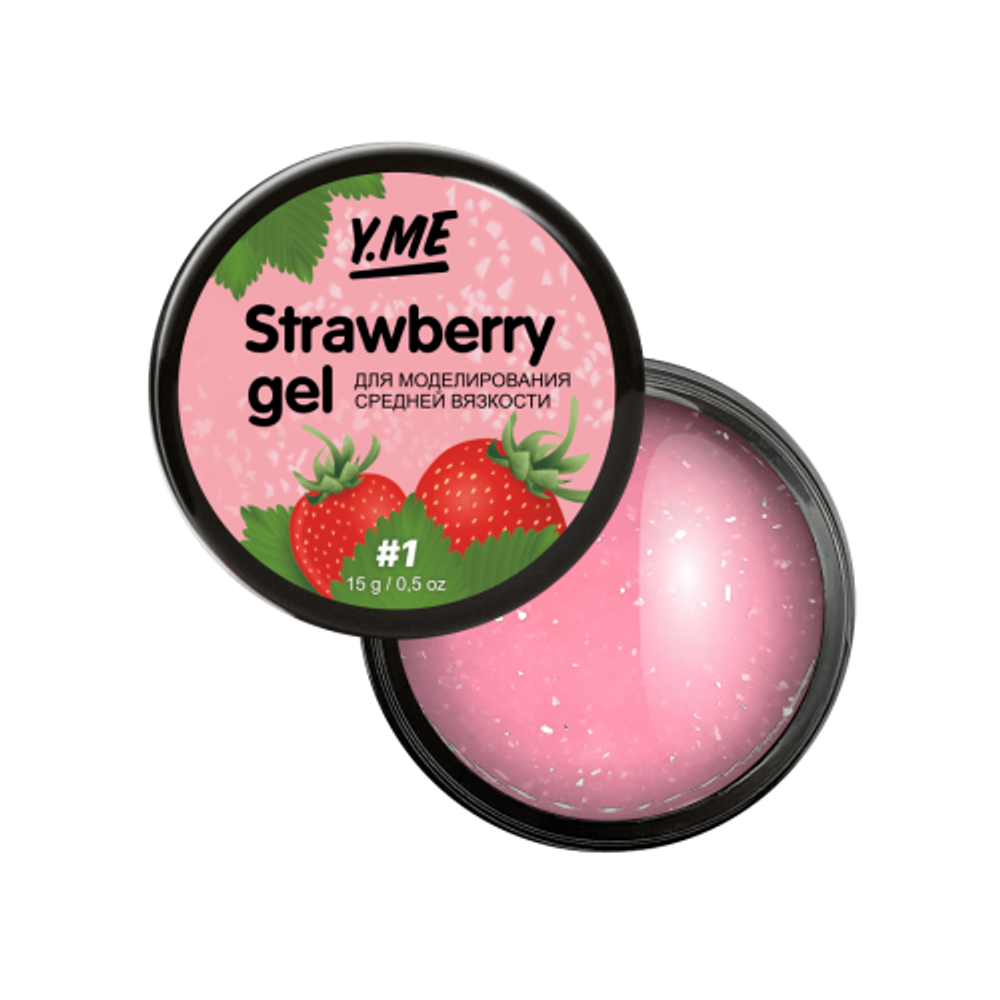 Y.me Strawbery Gel 01, 15г