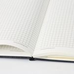 Блокнот в клетку с резинкой А5 (148x218 мм), 80 л., под кожу черный BRAUBERG "Metropolis Special", 111577