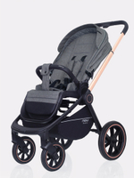 Коляска детская MOWBaby "ZOOM"PU (3в1) RA087 Silver Grey