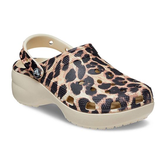 Crocs Classic Platform 'Leopard Brown'