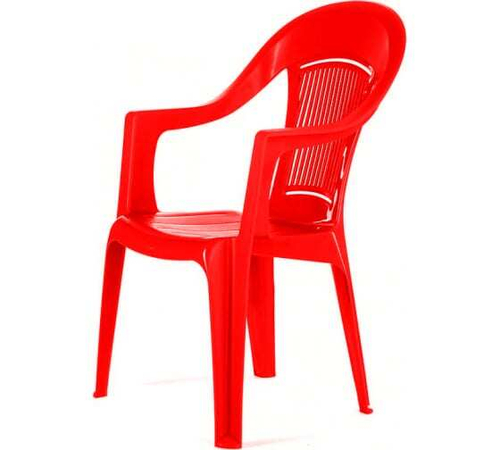 Кресло пластиковое Альтернатива красный