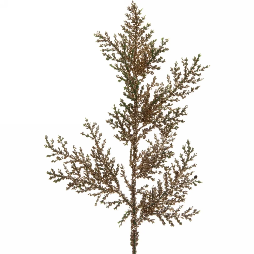 Ветка декоративная «Блеск» 25 см, Шампань